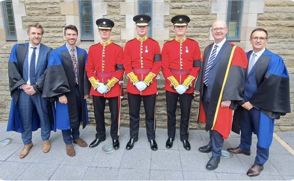 UUP team at Irish Guards 125th anniversary parade in Bangor today. I jwas there too .