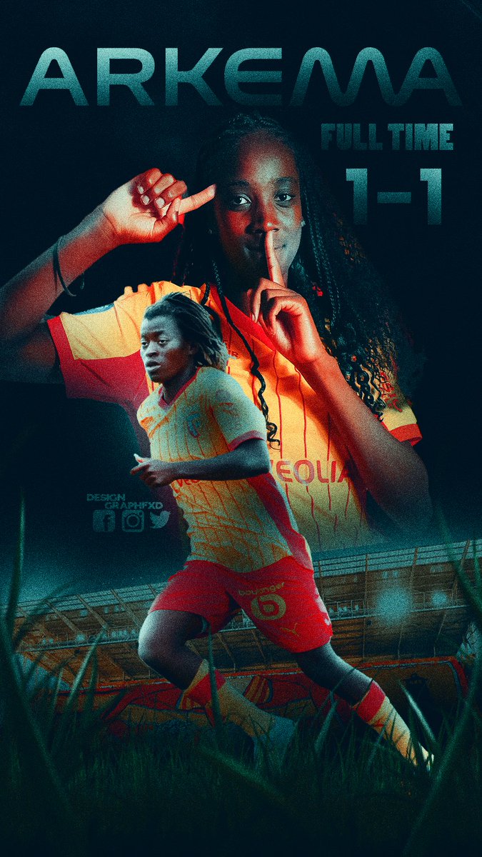 GraphfxdD's tweet image. Full Time 1-1 #RCLPSG #graphfxd #fierdetrelensoise #foot