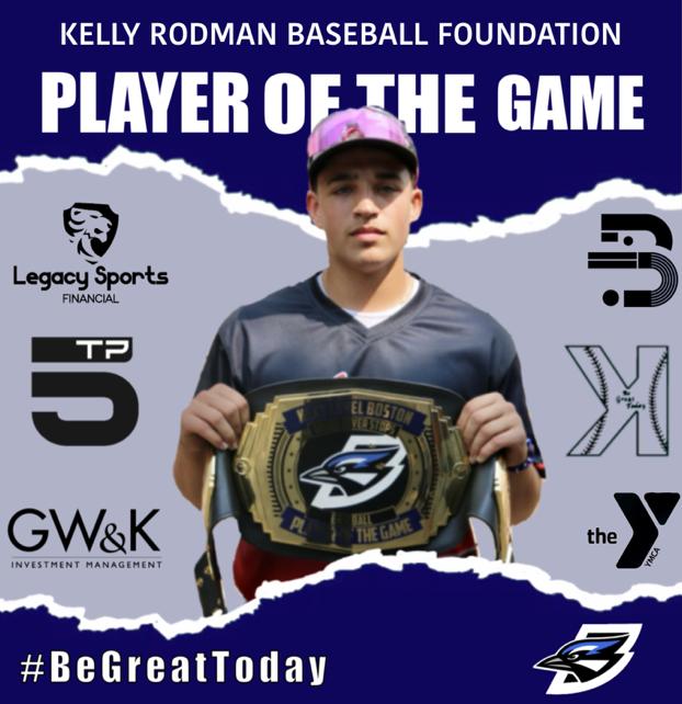 NLB_Sports's tweet image. Our Kelly Rodman Baseball Foundation Player of the Game is Yolwefri Guerrero (2027) who went 2 for 4, 2 Runs scored and a clutch 2 RBI Double to help his team take the lead in the 7th.  #BeGreatToday  #LetsPlayBostonFallBall #NextLevelBoston