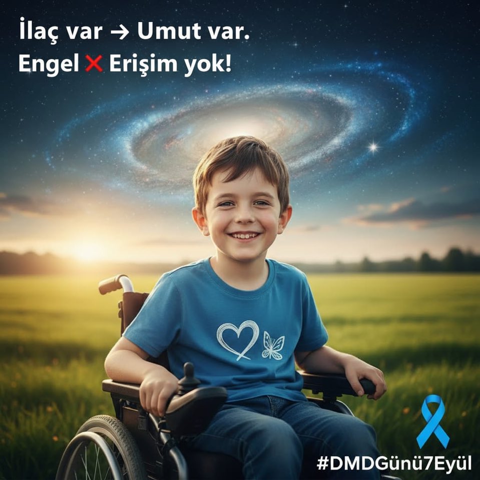 Hayalleri bisiklet..
Gerçekleri tekerlekli sandalye...

#DMDGünü7Eylül

DMD İçin Hep Birlikte