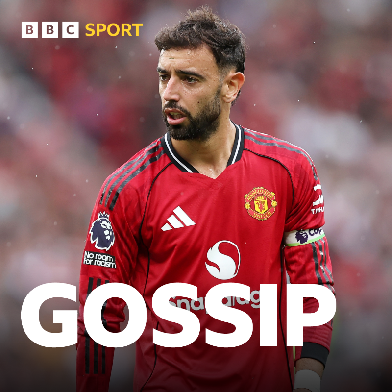 BBCSport's tweet photo. Manchester United captain Bruno Fernandes is reportedly open to a move to Saudi Arabia.