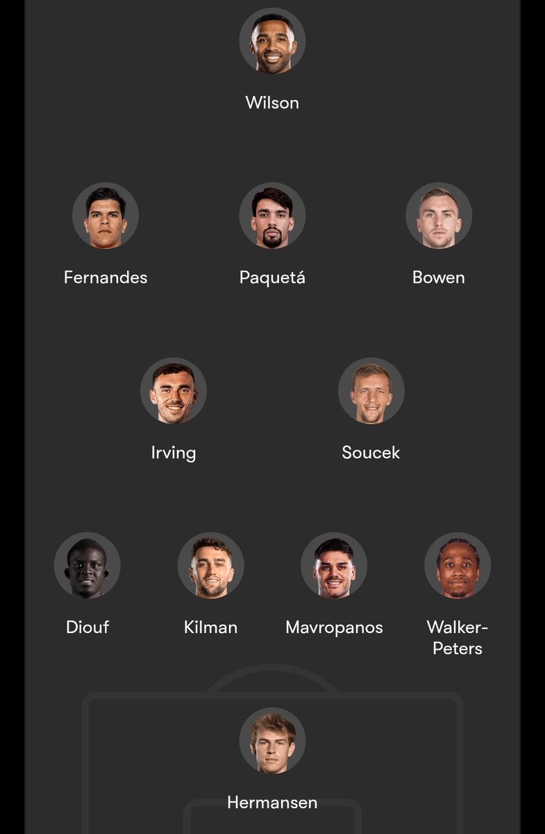 Id like to see this team against Spurs.  Potter will probably start JWP again without a doubt 😫