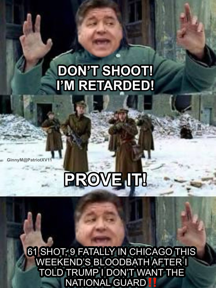 GinnyM 🇺🇸🙏✝️ TRUMP WON - KARI LAKE WON (@patriotxv11) on Twitter photo <a href="/GovPritzker/">Governor JB Pritzker</a> He is going to do the job you should be doing! You leave your citizens like sitting ducks while you hit the buffet line! Get out of the way and let the adults do their jobs. <a href="/GovPritzker/">Governor JB Pritzker</a> He is going to do the job you should be doing! You leave your citizens like sitting ducks while you hit the buffet line! Get out of the way and let the adults do their jobs.