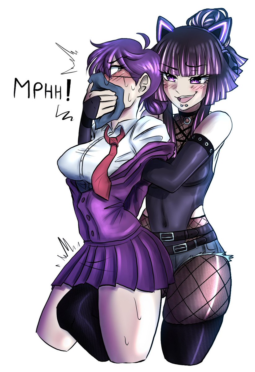 "Holla! Everyone again !" >:3 
It seems lil cute miss Lazy won't be able to post for a day or two 🐈‍⬛💜
I hope you like Silly Sleep Juice, cuz the ｖｉｂｅｓ feel extra nice at home ;3 (1/2)
(she is the OC of <a href="/Lazyblushy/">Lazy Blush ( Comms CLOSED)</a> 💜💜💜)