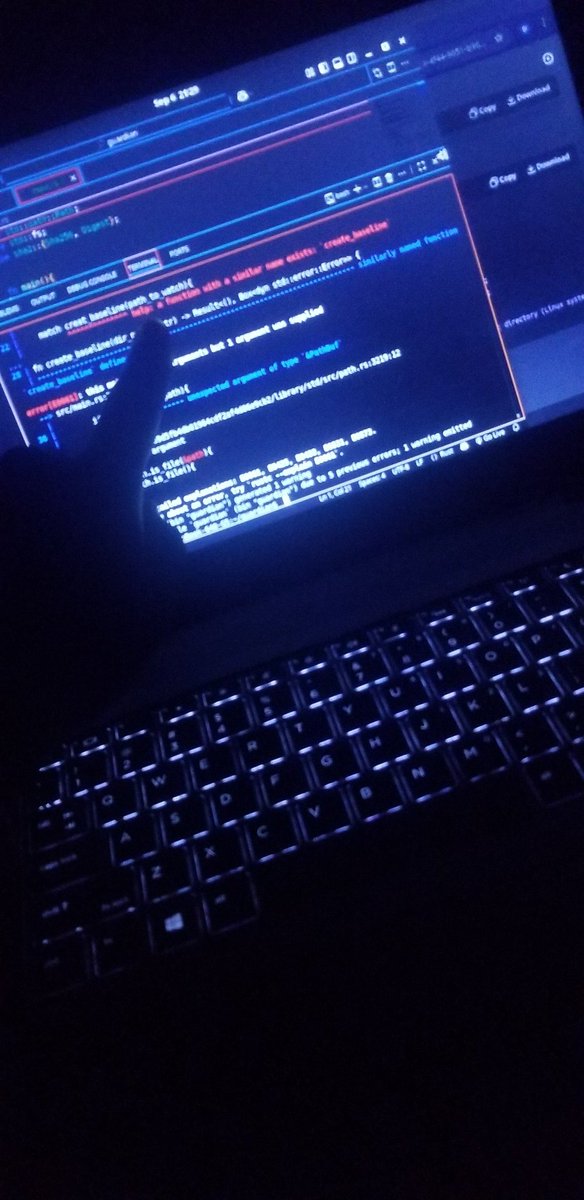 HazzaTechHub's tweet photo. 🚀 Learning #Rust by building with AI!
Built "Guardian"—a file integrity monitor. Hit permission errors but debugged them by reading the terminal carefully
✅ SHA256 hashing
✅ Creates baseline JSON
✅ Handled errors
AI helps me understand but the grind is real! Next: monitoring https://t.co/1fv9QPnXi5