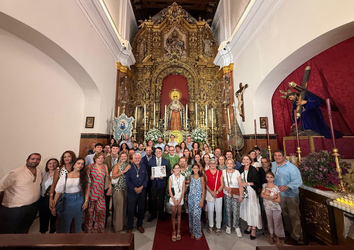 🔵 #ActualidadPastoreña | Nuestra hermandad ha peregrinado, este sábado 6 de septiembre, a las plantas de la <a href="/EspDeTriana/">Esperanza de Triana</a> con motivo del Año Jubilar de la Esperanza y en la víspera de la celebración de los cultos de regla
#GloriasSevilla25