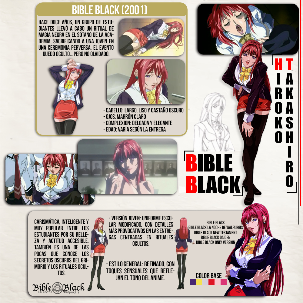 Ticketparados's tweet photo. #bibleblack #hirokotakashiro #anime #characterprofile #animeprofile https://t.co/Zo933Jy7G5
