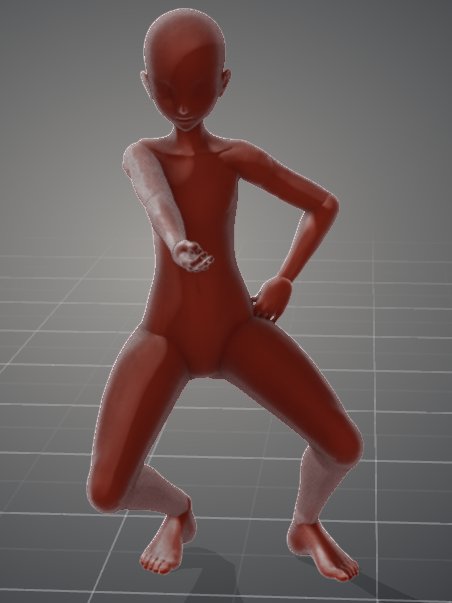 私、魔女のキキ! こっちは絵の資料作成時に生まれた「手マンするドスケベ猗窩座」!