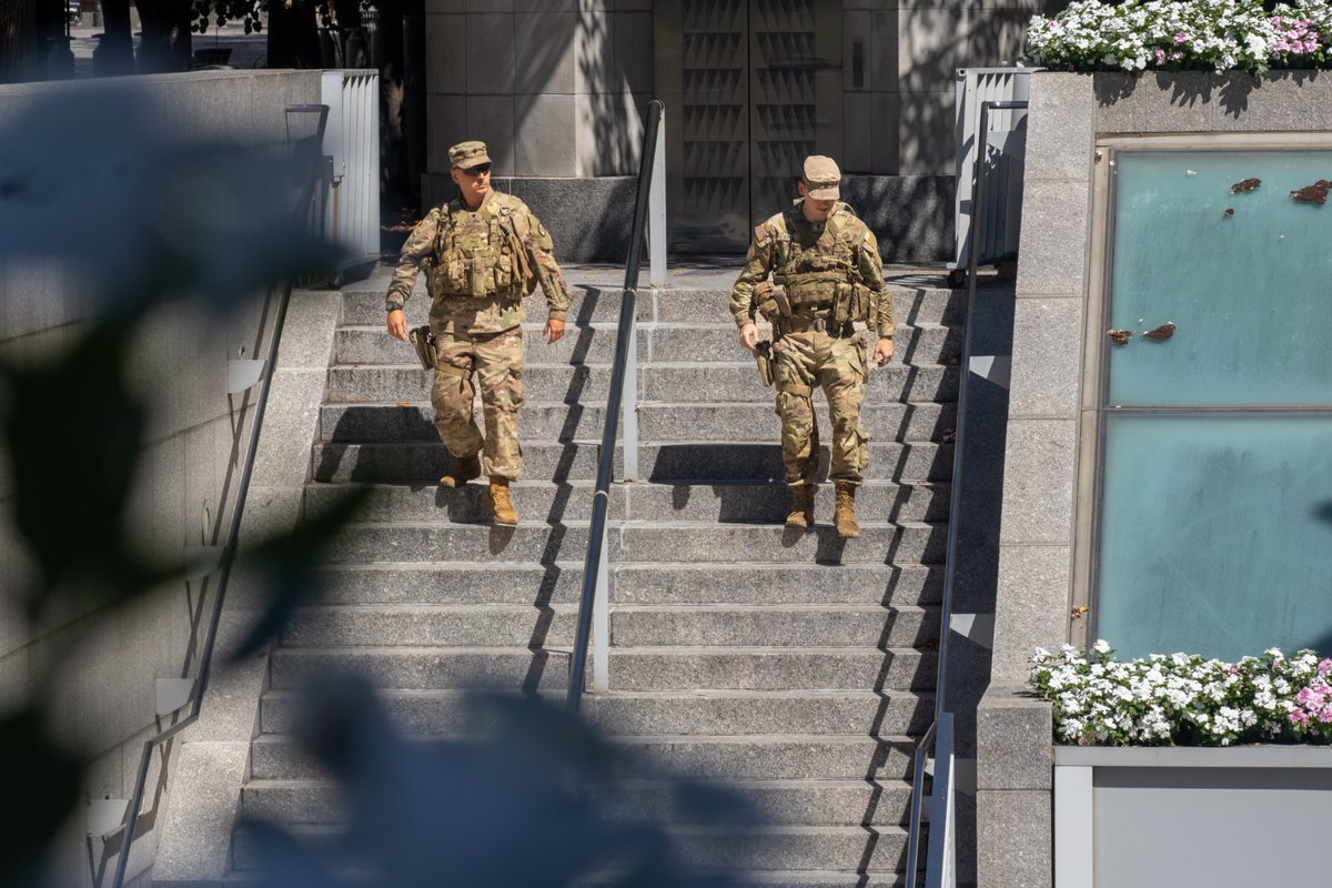 DCGuard1802's tweet image. The goal of the DC Safe and Beautiful Task Force is to restore a safe environment. Joint Task Force - District of Columbia efforts are meant to strengthen safety and support the mission. #AlwaysReadyAlwaysThere