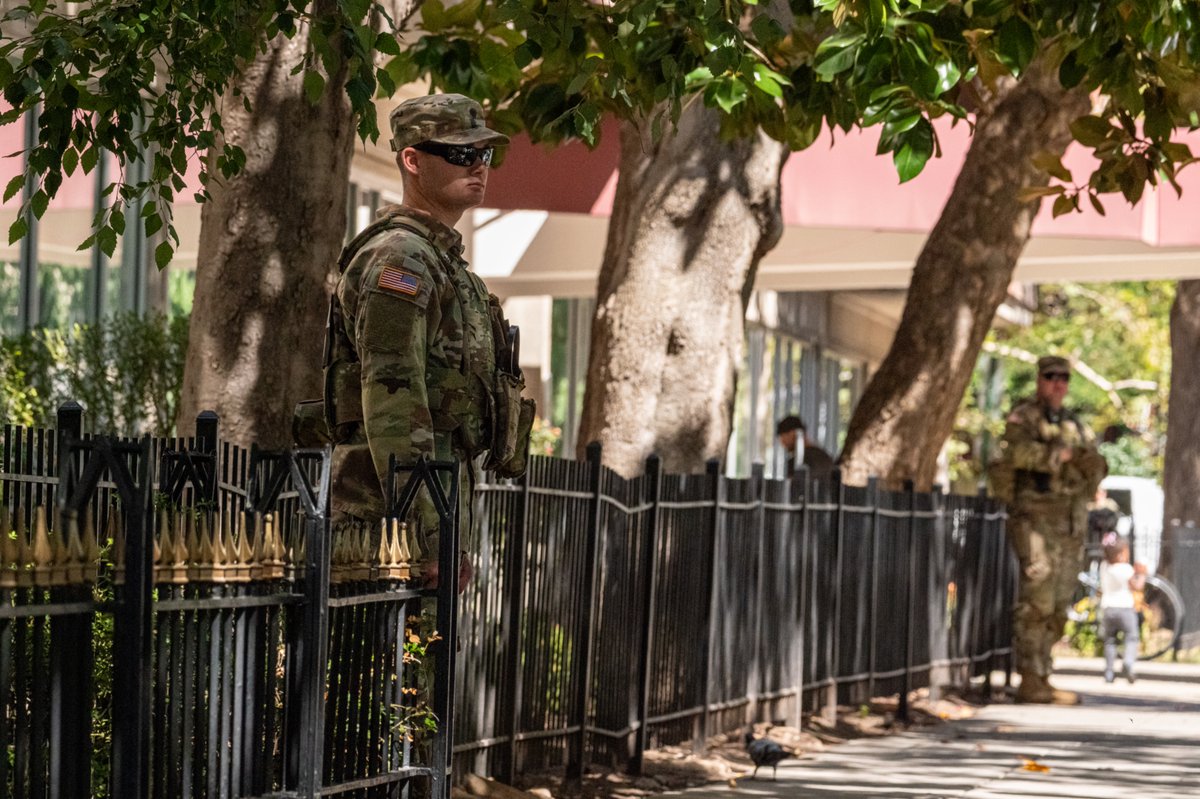 DCGuard1802's tweet image. The goal of the DC Safe and Beautiful Task Force is to restore a safe environment. Joint Task Force - District of Columbia efforts are meant to strengthen safety and support the mission. #AlwaysReadyAlwaysThere