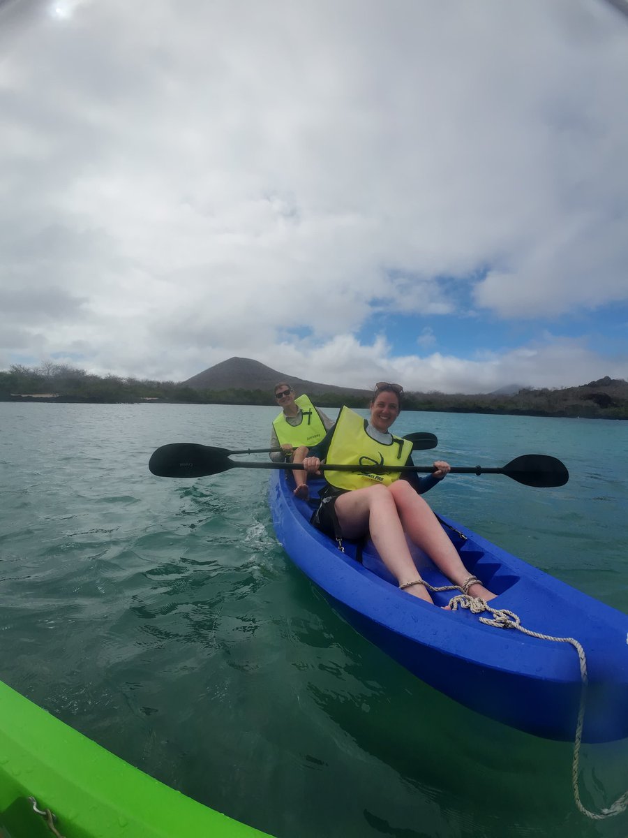 JourneyActive's tweet photo. Kayaked from our yacht to a pristine / secluded beach and then saw one lone pink flamingo at sunset. Galapagos is paradise...
🦩 https://t.co/7GjYTx3mUJ