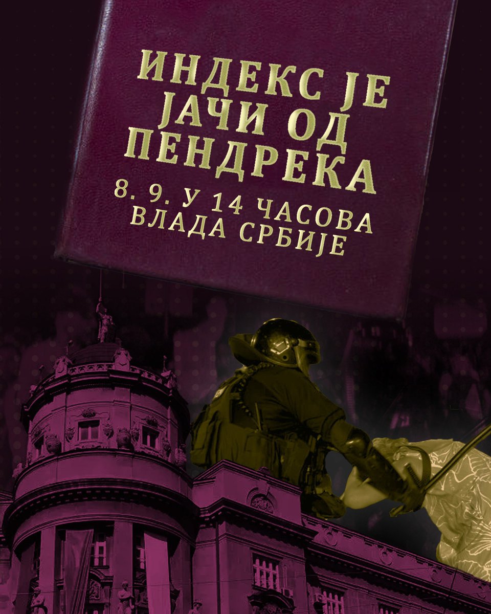 studentblokade's tweet photo. У понедељак све стаје. 

Видимо се! https://t.co/yqfQPwUq6Q