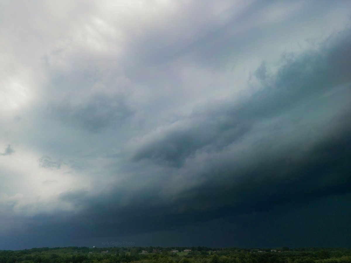 maybe: k*rk (@oldscarf1stweek) on Twitter photo A tornado-warned supercell west of Springfield eventually became outflow dominant and was undercut by cold air, but not before showing off some fantastic structure, with striations that were impressive by New England standards. Later, the storm evolved into a bookend vortex and A tornado-warned supercell west of Springfield eventually became outflow dominant and was undercut by cold air, but not before showing off some fantastic structure, with striations that were impressive by New England standards. Later, the storm evolved into a bookend vortex and