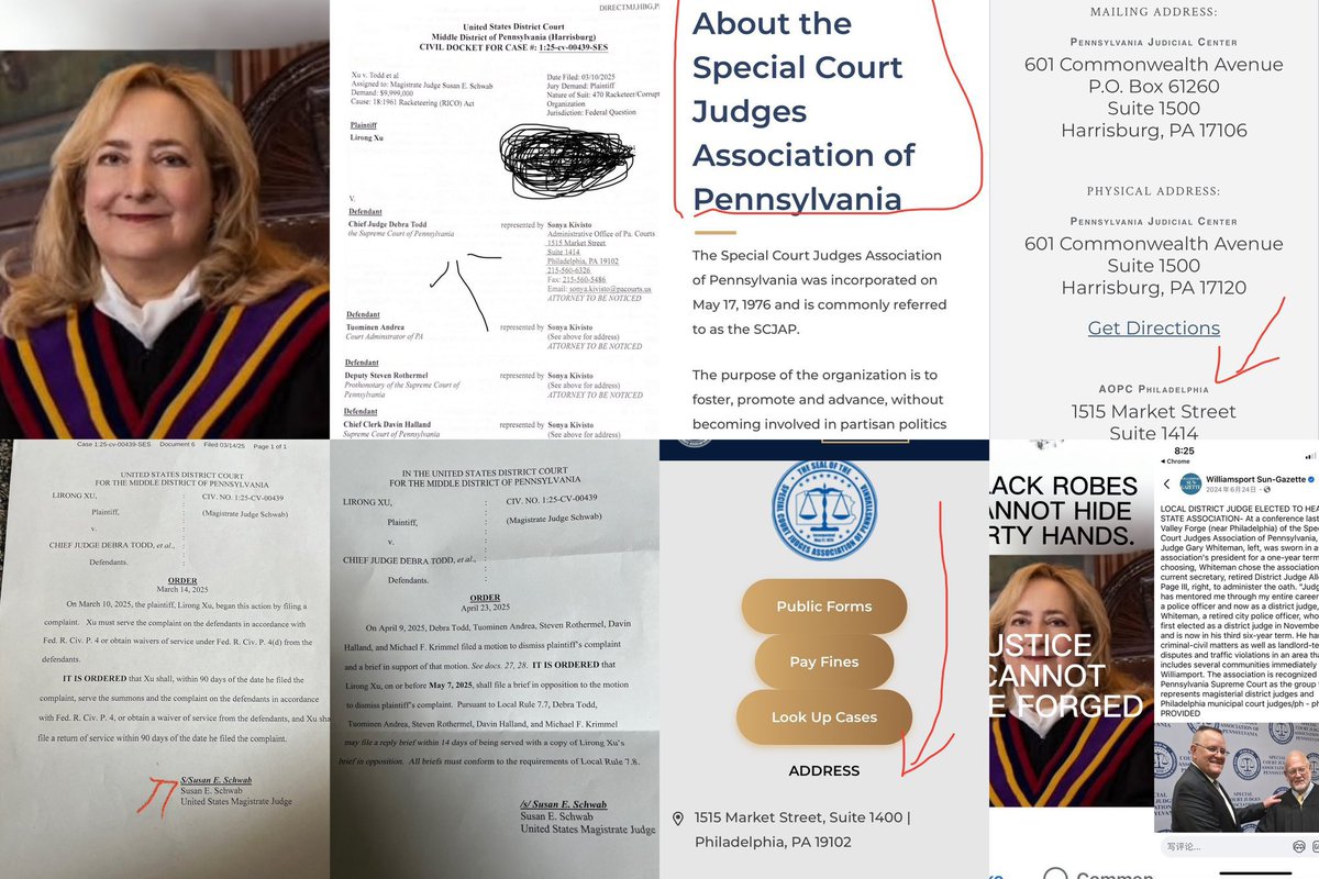 dear268083944's tweet photo. @ScottPresler please 👇🙏
Pennsylvania Supreme Court sees biggest corruption case yet https://t.co/71udvtpRyw