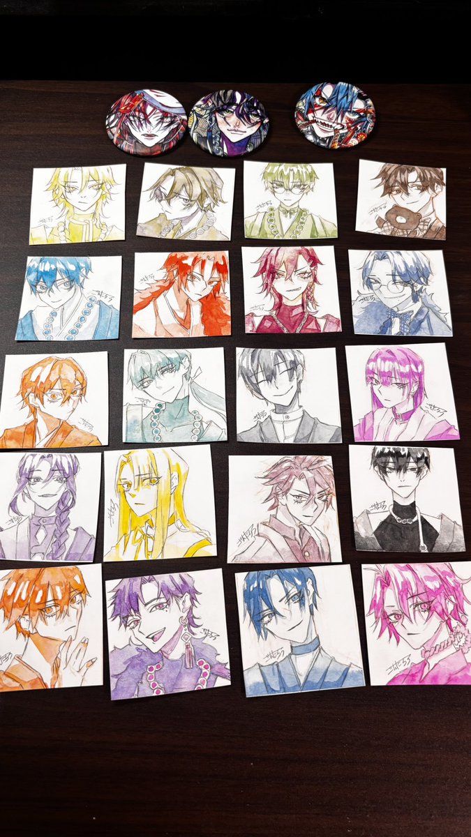 本日コミティア!
そ42a サークル名【えん】にてお待ちしています!!
原画少なめですがその分新作グッズ沢山あるので是非お手に取っていただけたら嬉しいです!!
#コミティア153 
#コミティア153お品書き 