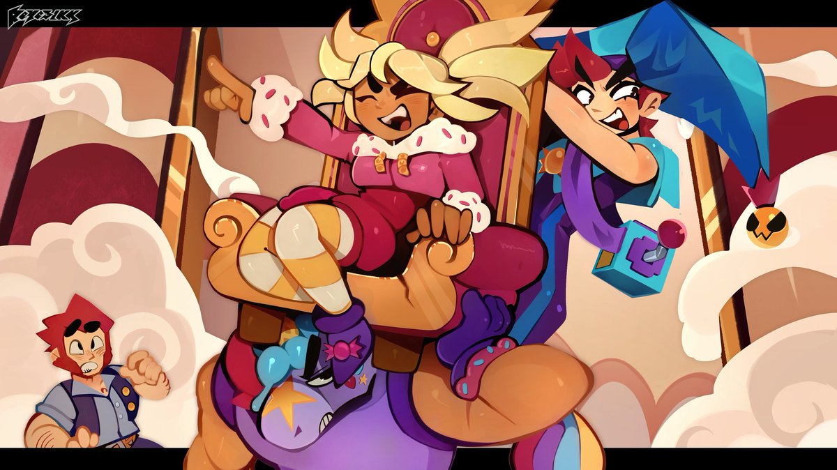 Candyland Trio
 #BrawlStars #brawlstarsfanart