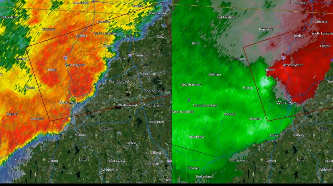 miss_meowtastic's tweet photo. I was shooting a wedding when the tornado passed by us. Everyone’s emergency alarms went off on their phones!! So wild. #massachusetts #tornado #holden #centralma https://t.co/XRf8Sof6zB