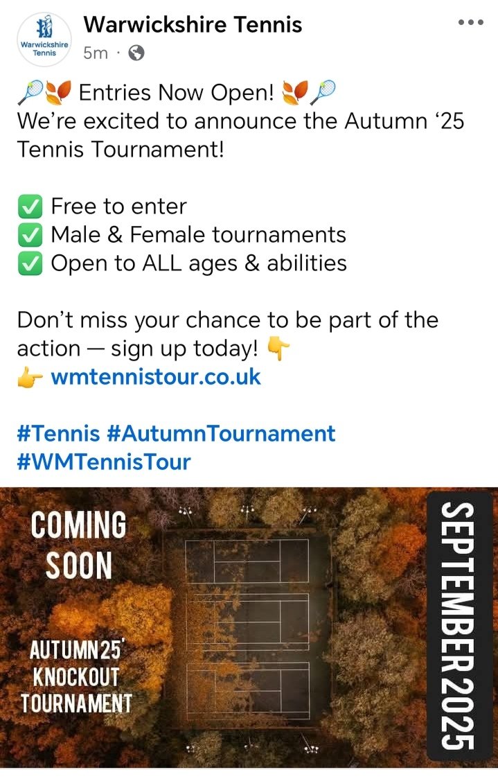 West Midlands Tennis Tour tweet media
