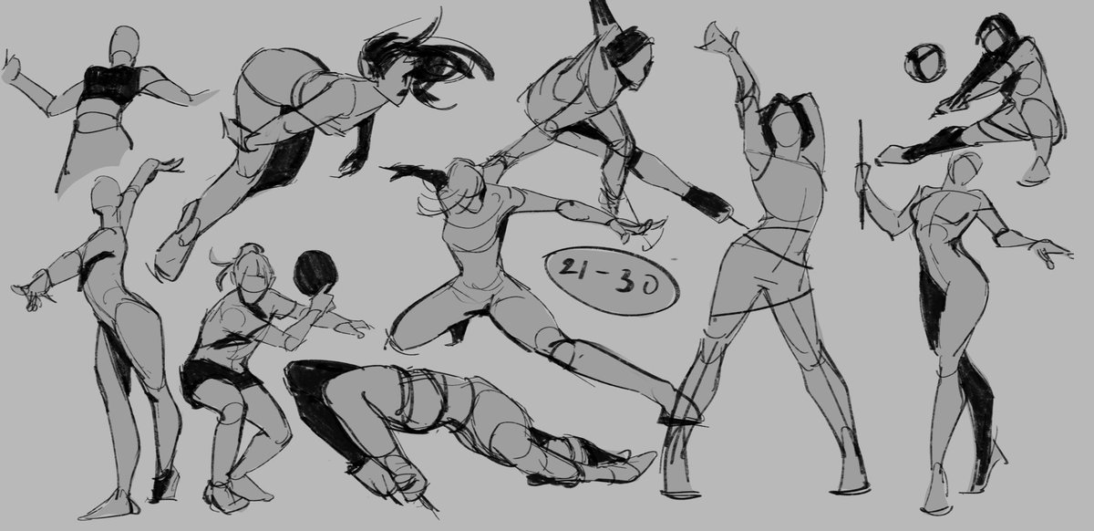 nerinenenene's tweet photo. gesture drawing day https://t.co/IFvxdGhbMh