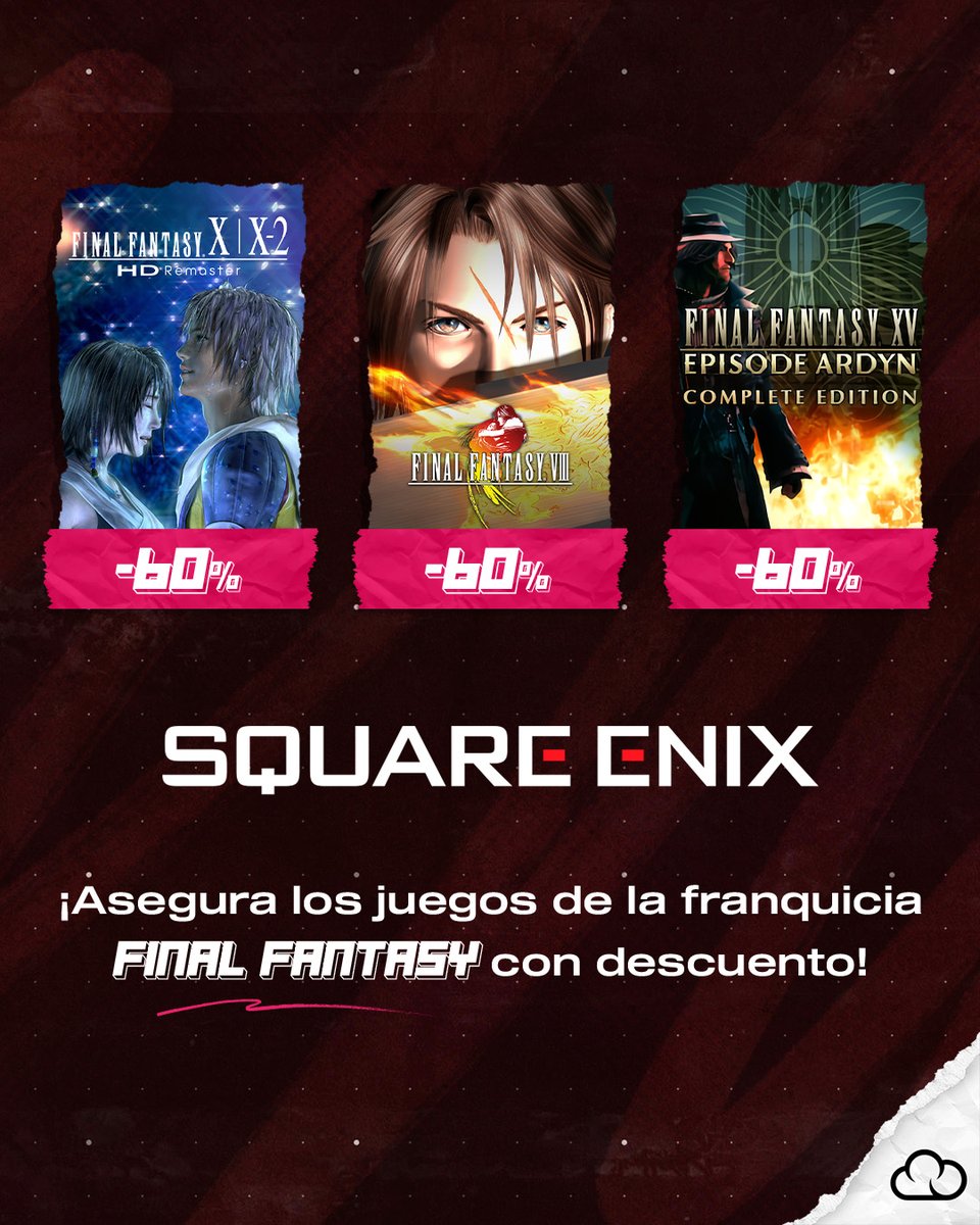✨ ¡Los juegos de Final Fantasy llegaron a Nuuvem! ¡Y con promo!

⚔️ FINAL FANTASY X/X-2 HD Remaster – 60% OFF
🗡️ FINAL FANTASY VIII – 60% OFF
🔥 FINAL FANTASY XV Episode Ardyn Complete Edition – 60% OFF

¡Y más!

Por tiempo limitado.

🔗 Accede a: ow.ly/lYV250WS2rL