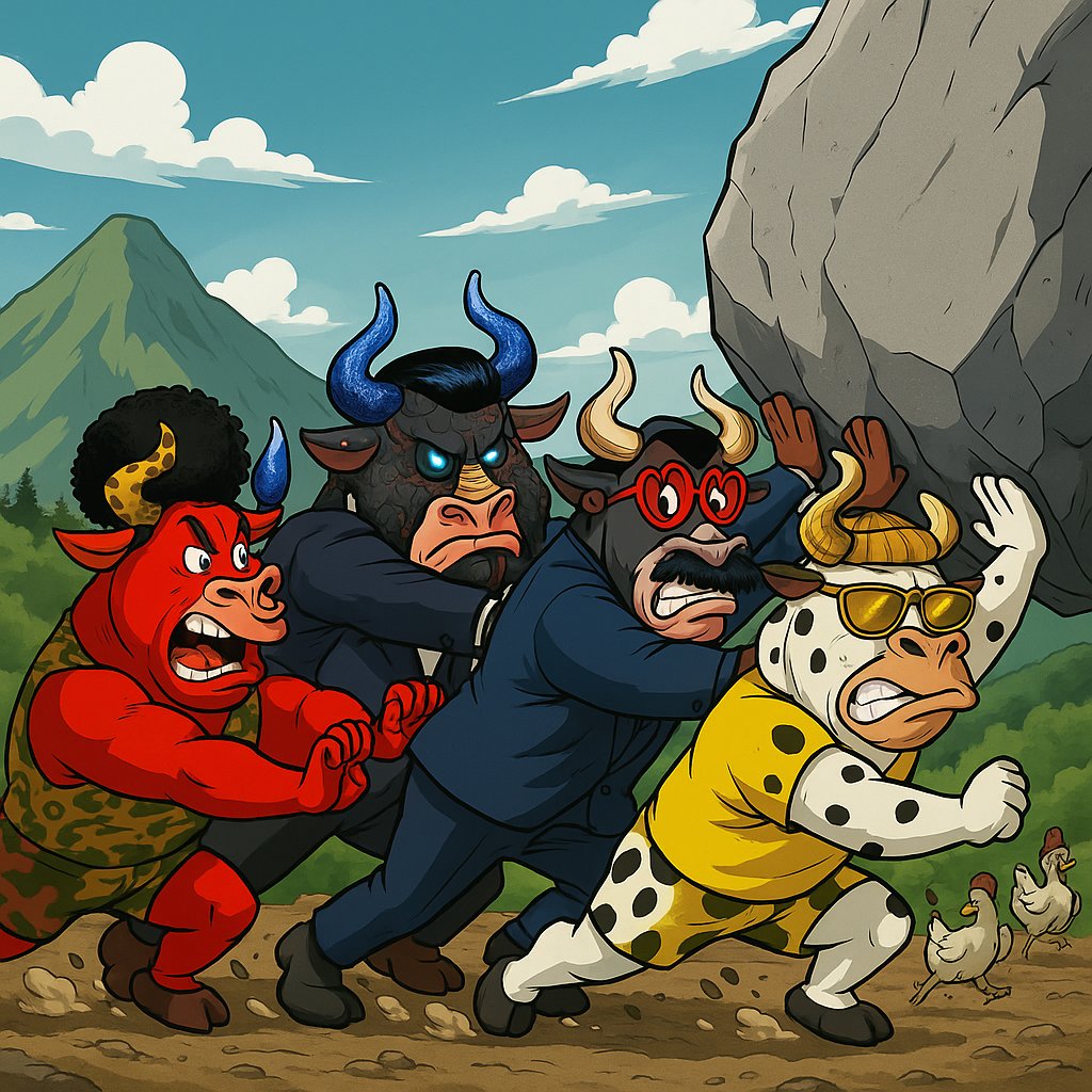 Some say you can’t milk Bulls.
But here at BOTB you can, for Moo-lah 🐂🥛

Each Bull yields Moo-lah every day
Turn Moo-lah into raffle tickets
1 MFer will win a Koda from <a href="/OthersideMeta/">Othersidemeta</a>

Buy! Stack! Milk! Win?!

Come to Discord and say
"Milk your Bull"

🔗 discord.gg/divitverse