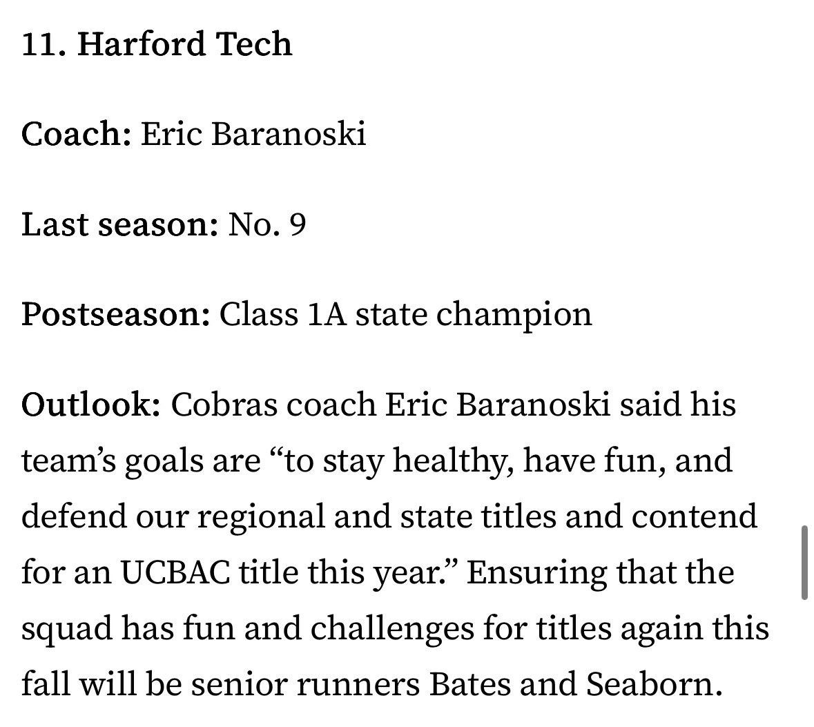 Harford Tech T&F | XC tweet media