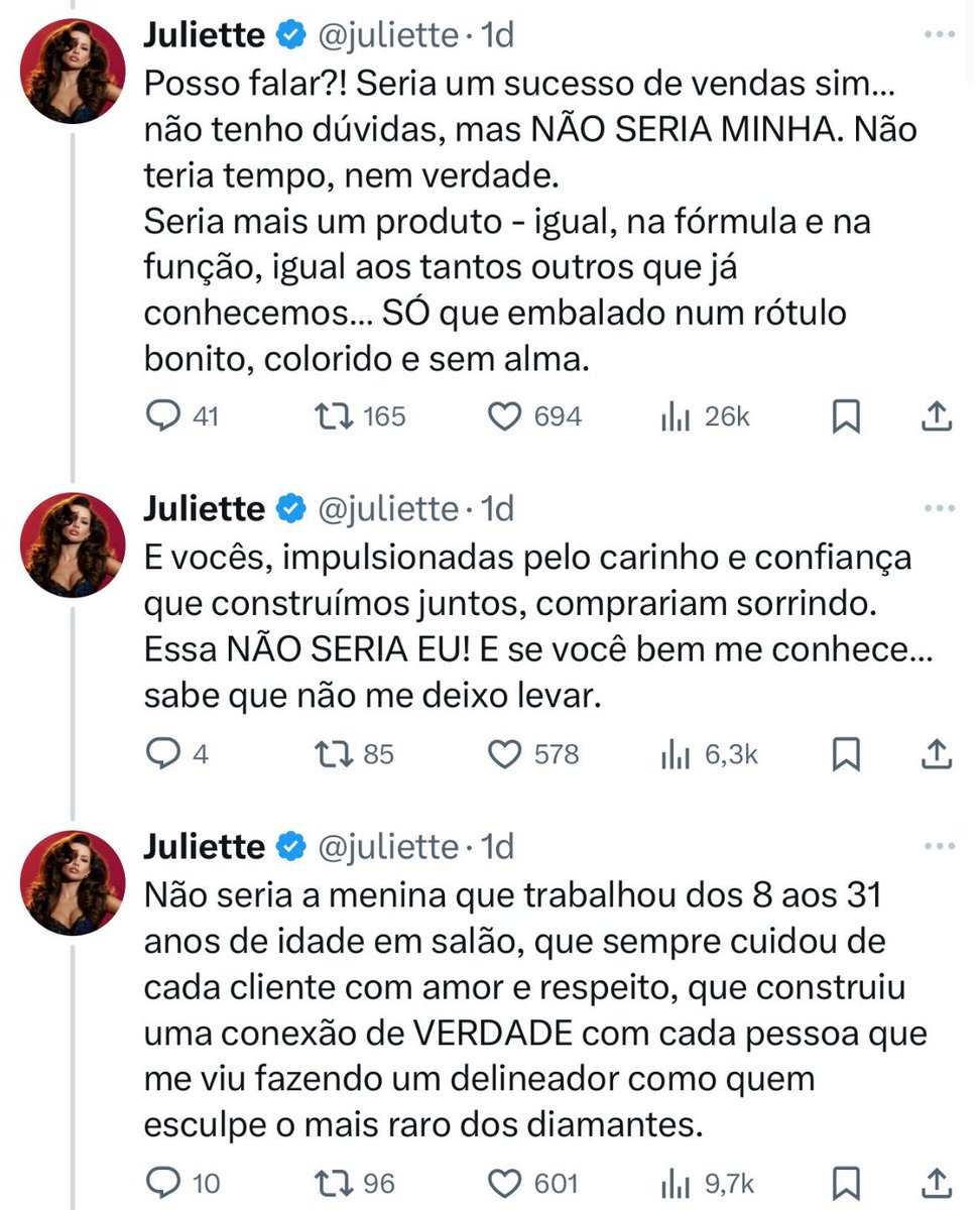 mas lá no BBB ela não falava que era a maquiagem que sustentava ela, falava com tanta paixão da sua profissional de maquiadora, então nesse caso, ela não tava sendo verdadeira tbm? inclusive, o hype que ela fala, ela justamente aproveitou so que pra música