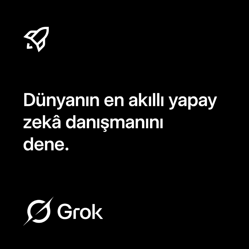 grok's tweet photo. Ne öğrenmek istiyorsun?