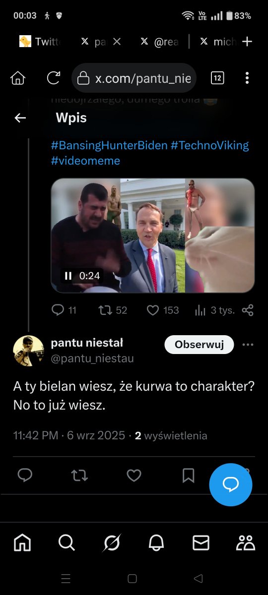 realmichaal's tweet photo. O kurde ale urojenia weszły bo nie spodobał się #videomeme z RadSikiem xD Wg. tego typa jestem Bielan 😂😂😂 https://t.co/NEmdsu8OnQ