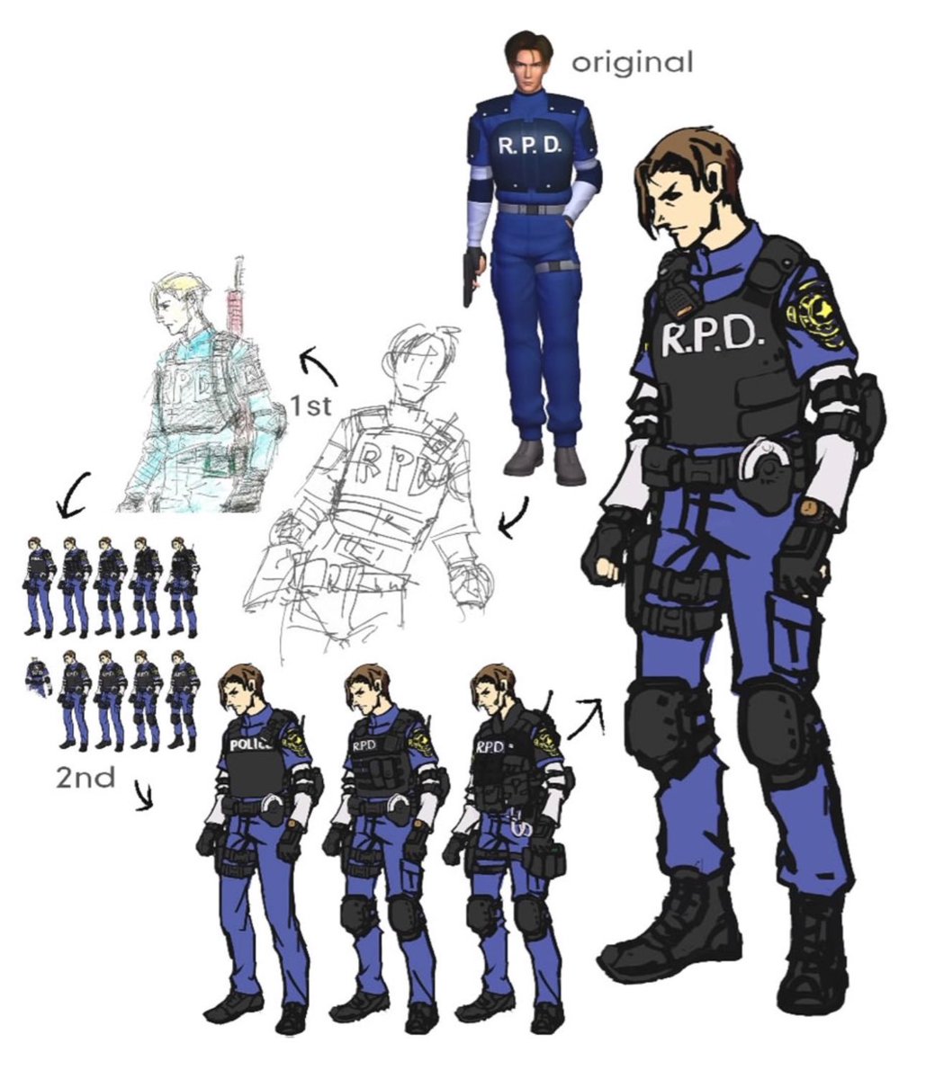 resident evil 2 remake concept art