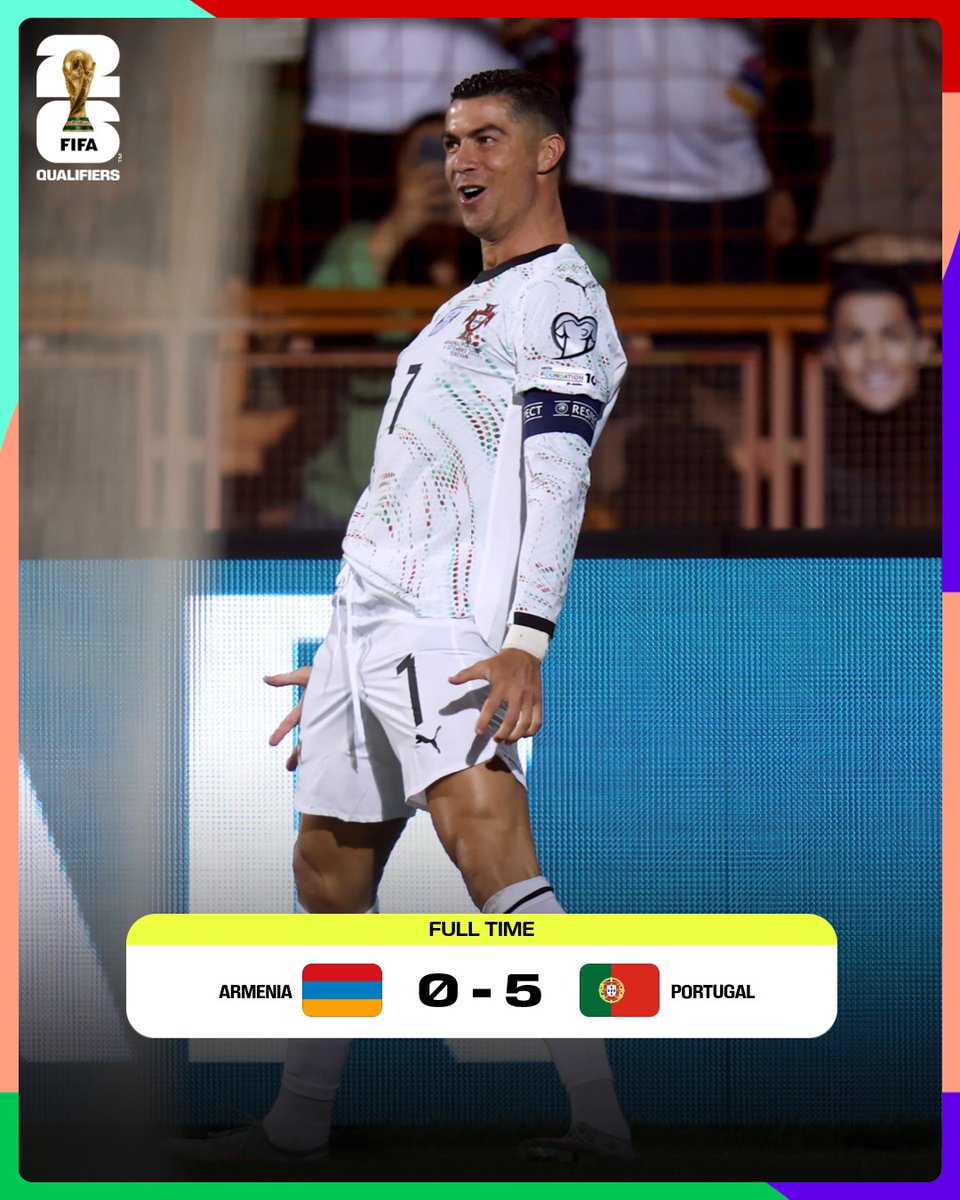Gn Degens 😴 

My Guy Ronaldo scores twice as Portugal wins their first #FIFAWorldCup 26 qualifier ⚽️ 

Bullish!!