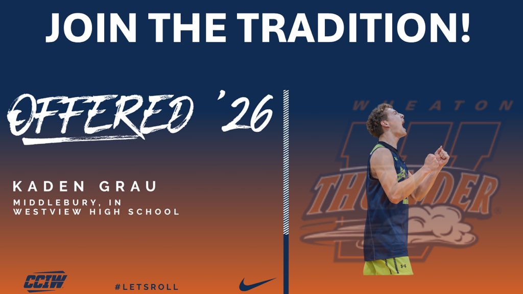 Kaden Grau (@kaden_grau) on Twitter photo After a great visit and conversation, I am blessed to receive an offer from <a href="/Wheaton_MBB/">Wheaton College Men's Basketball</a>! Thank you to Coach Schauer and <a href="/Jon_Panner/">Jon Panner Jr.</a> for having me!
<a href="/WestviewHoops/">Westview Boys Basketball</a> <a href="/FiveStar_BB/">Five Star Basketball</a> <a href="/Bounce_OTH/">Bounce</a> <a href="/BRamseyKSR/">Brandon Ramsey</a> <a href="/Dominique_CSI/">Dominique Neely</a> <a href="/ZT17Hoops/">Zak Tyler</a> After a great visit and conversation, I am blessed to receive an offer from <a href="/Wheaton_MBB/">Wheaton College Men's Basketball</a>! Thank you to Coach Schauer and <a href="/Jon_Panner/">Jon Panner Jr.</a> for having me!
<a href="/WestviewHoops/">Westview Boys Basketball</a> <a href="/FiveStar_BB/">Five Star Basketball</a> <a href="/Bounce_OTH/">Bounce</a> <a href="/BRamseyKSR/">Brandon Ramsey</a> <a href="/Dominique_CSI/">Dominique Neely</a> <a href="/ZT17Hoops/">Zak Tyler</a>