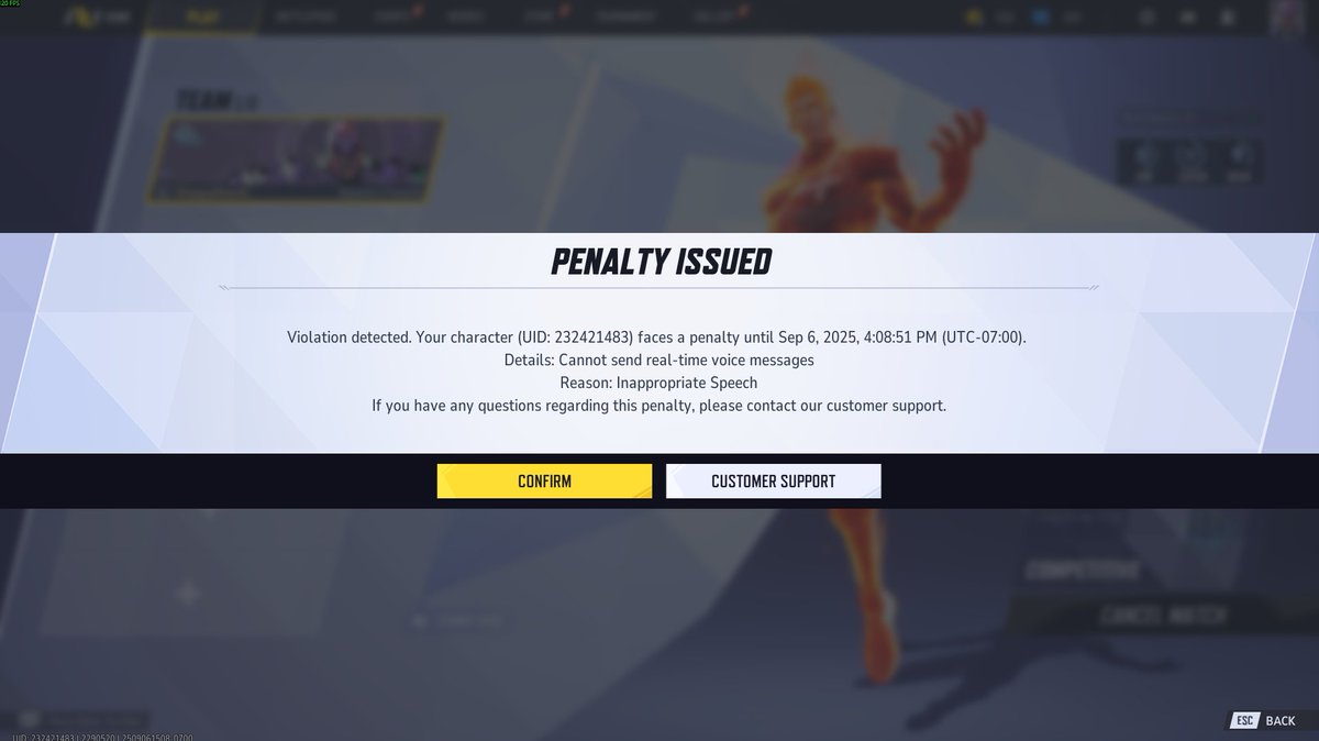 I said GG, 5 times and they banned me