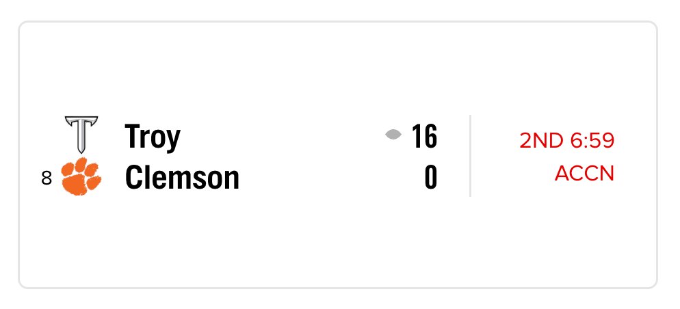 CFBONFOX's tweet photo. Uh, Clemson? ๐ https://t.co/DScibKlLkC