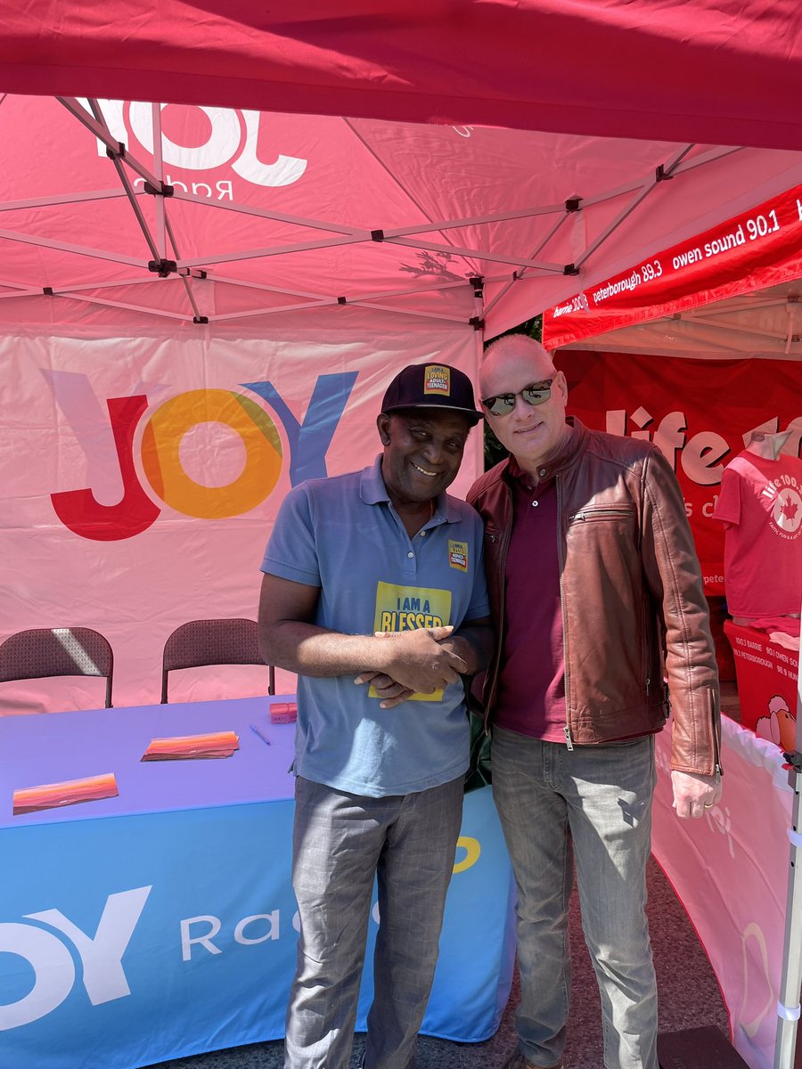 It’s always great bumping into JOY listeners at events. 
#JesusInTheCity2025