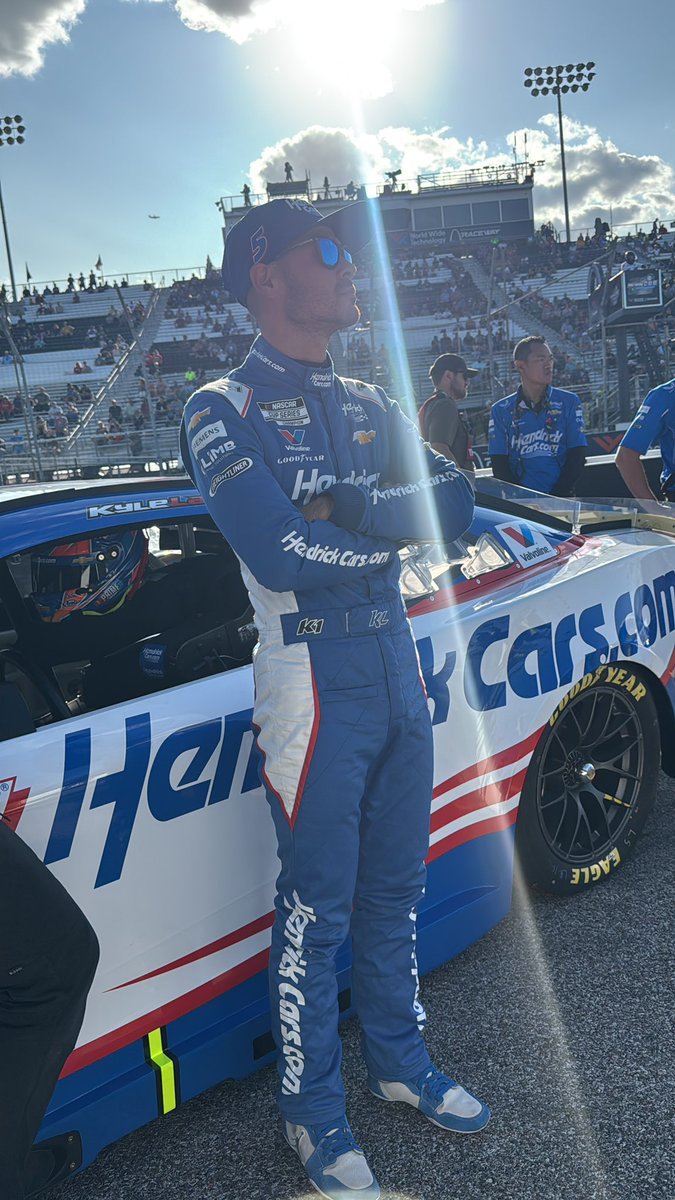 Larson and the No. 5 <a href="/HendrickCars/">Hendrick Automotive Group</a> team will start from the outside pole for tomorrow’s race <a href="/WWTRaceway/">WWT Raceway</a>