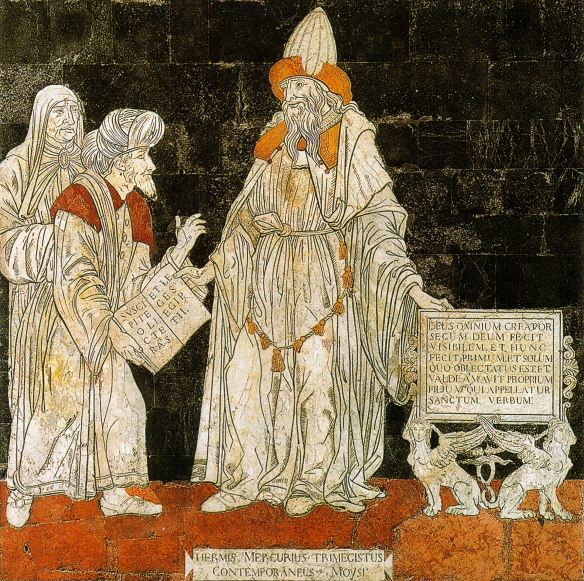 “For the human is a godlike living thing, not comparable to the other living things of the earth but to those in heaven above, who are called gods. Or better—if one dare tell the truth—the one who is really human is above these gods as well, or at least they are wholly equal in