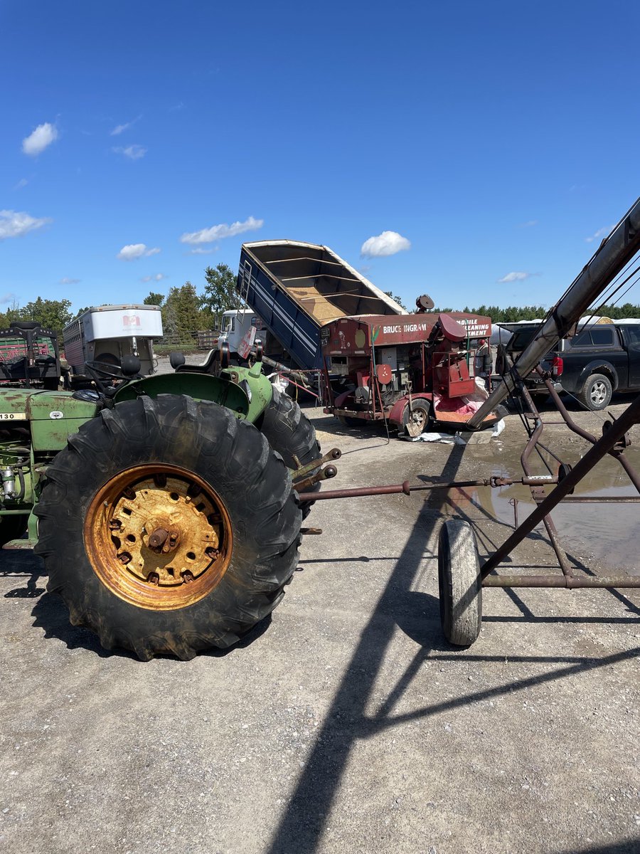Wheat seed treated and ready to go when the time comes