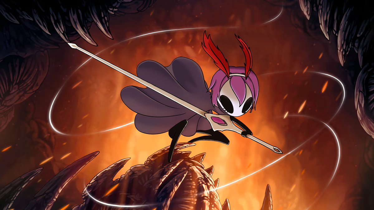 Tenía que aprovechar que le gustaba HK y no puede jugarlo para hacer un fanart

#Silksong #silksongfanart #hollowknightsilkong #boshillust