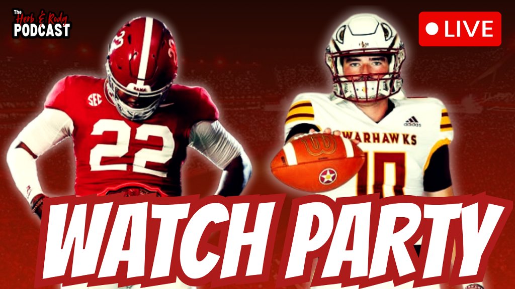 Fun one tonight! We will join the game sometime in the third quarter and watch til the end! 
Why are we doing this?
Well..there's a lot of postgame shows. We wanna get in and get out of their way.
Also..we are planning a watch party for the Georgia game! So let's get one under