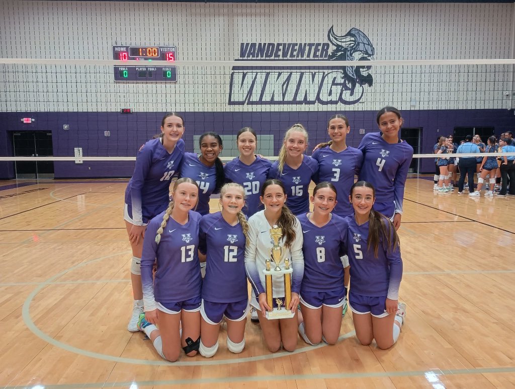 Way to go, Vikings! 8th grade champs! 💜