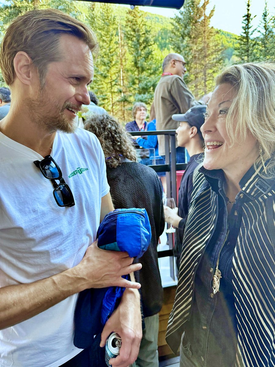 a couple more photos of Alexander Skarsgård (with Paul Mescal and Ondi Timoner) via Ondi's IG &amp; FB at Telluride last weekend #Pillion