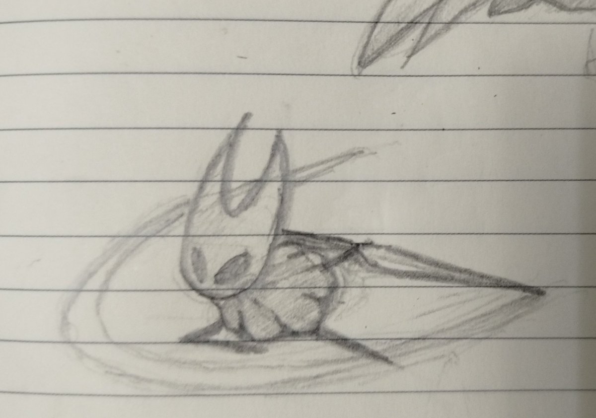 #hollowknight
watched some Silksong gameplay and sketched some stuff I liked