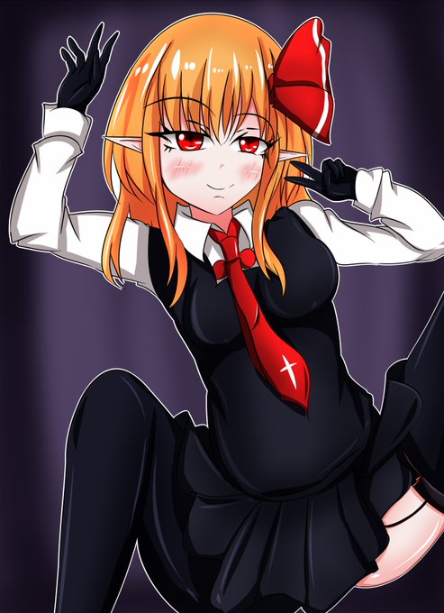 #毎月七日はルーミアの日 
まだまだ続く夏を涼む為にルーミアちゃんをペタリと 