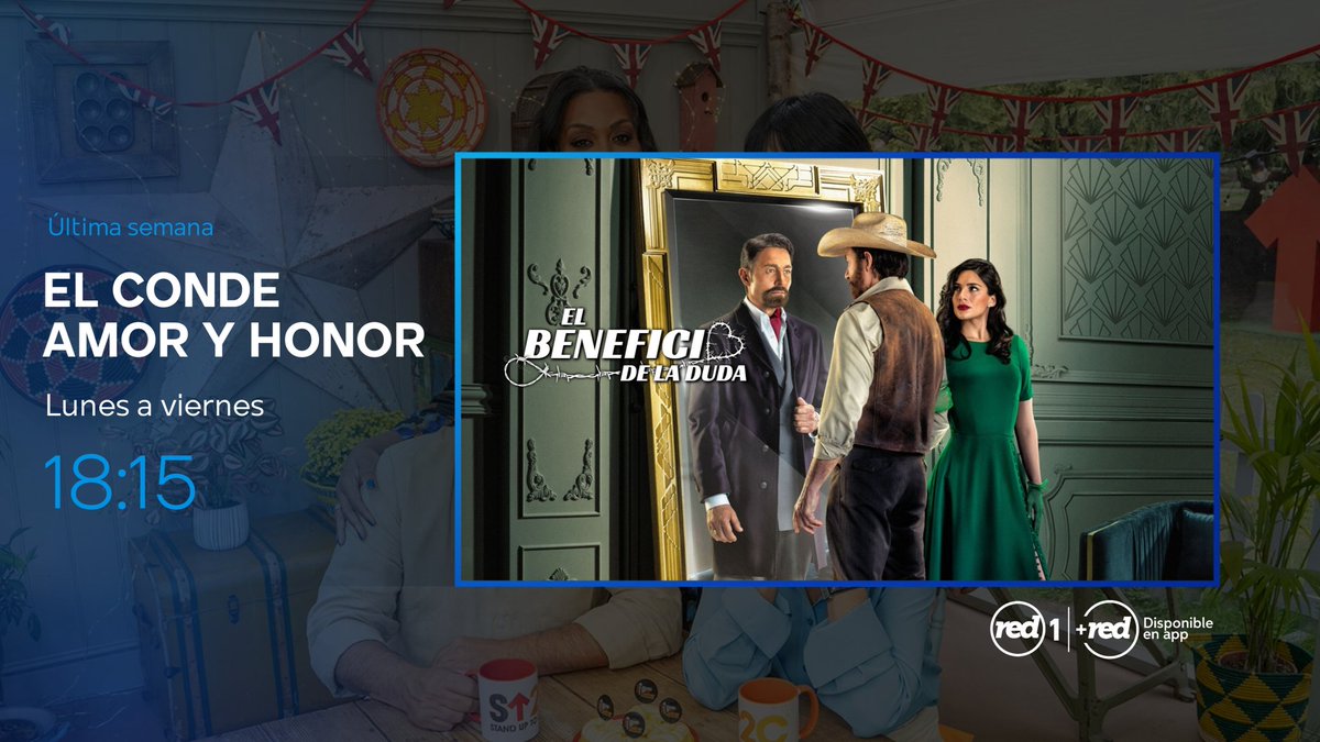redtv1uy's tweet image. #ElConde Llega a su fin.
Última semana!.
🗓 Lunes a viernes 
⏰️18:15hs
📺  @redtv1uy 
💻🖥📱 Disponible APP #RedPlus