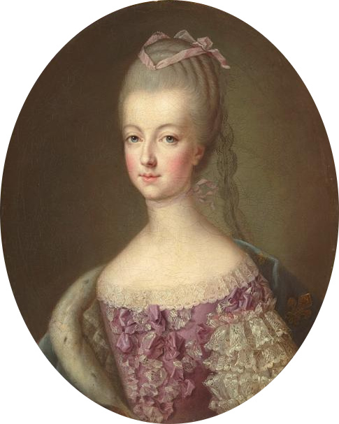 Elizabeth Percy on a 14 year old Marie Antoinette, after seeing her at her wedding in 1770: "The Dauphine was very fine in diamonds. She is very little and slender. I should not have taken her to be above 12 years old. She is fair and a little marked with the smallpox.""