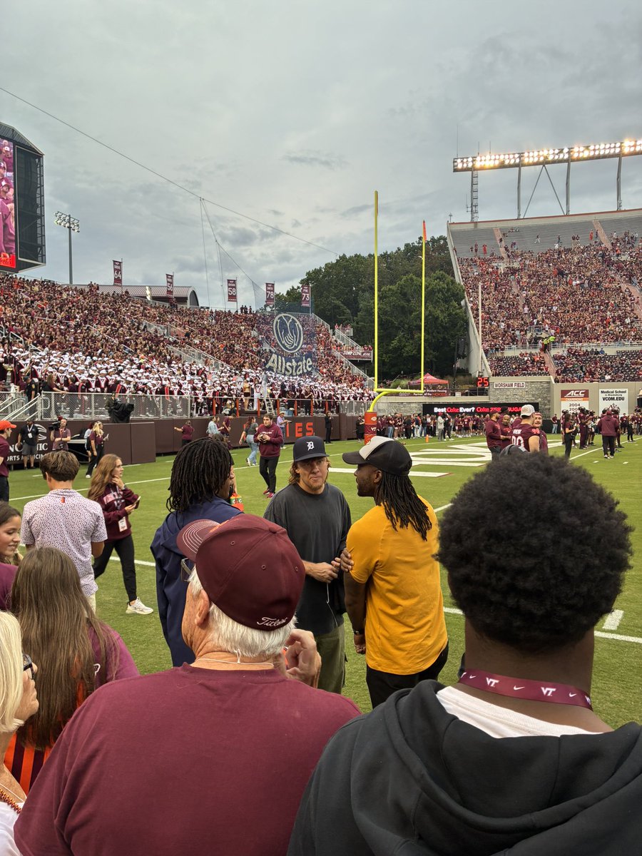 Theo Von is in Lane Stadium.
