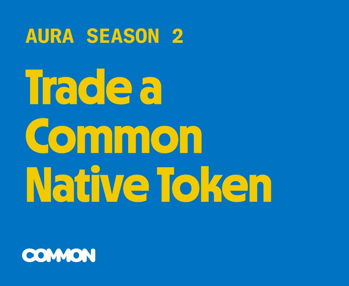 Common (commondotxyz) is an all-in-one blockchain platform where you can launch tokens, build DAOs, grow communities &amp; earn rewards. Backed by Polychain, Dragonfly &amp; Framework, it empowers creators with on-chain tools, trust levels &amp; incentive systems. 🚀

👉 Join the movement.