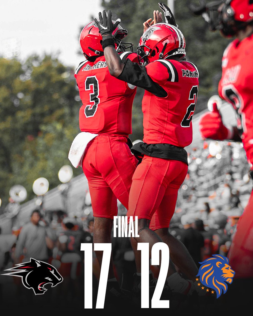 THAT'S A PANTHER WIN‼️ The Panthers take down Florida Memorial 17 - 12‼️🐾🏈

Make sure to come out on Thursday, September 11th, <a href="/7pm/">Huong Le</a> to watch your Panthers take on Fort Valley State University🏈🐾‼️

#GoPanthers🐾| #WeAreCAU | #EveryDayCounts