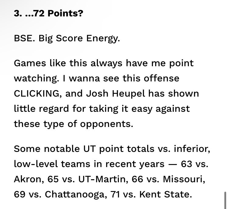 72… just what I asked for on fanrunradio.com